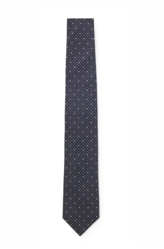 Krawatte aus italienischer Seide mit Jacquard-Muster