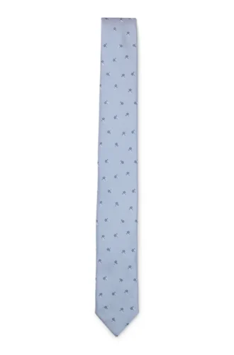Krawatte aus Seidenmischung mit Jacquard-Muster