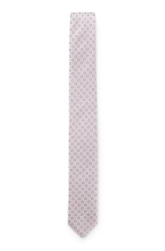 Krawatte aus Seidenmischung mit Jacquard-Muster