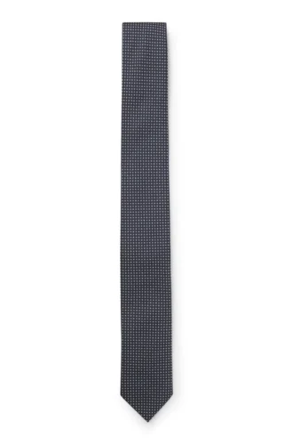 Krawatte aus Seidenmischung mit Jacquard-Muster
