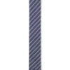 Krawatte mit diagonalen Streifen aus Seide