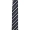 Krawatte mit diagonalen Streifen aus Seidenmischung