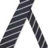 Krawatte mit diagonalen Streifen aus Seidenmischung
