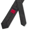 Krawatte mit Jacquard-Logo aus Seide