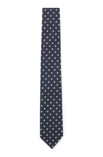 Krawatte mit Jacquard-Muster aus Seidenmischung