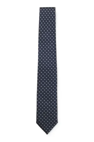 Krawatte mit Jacquard-Muster aus Seidenmischung