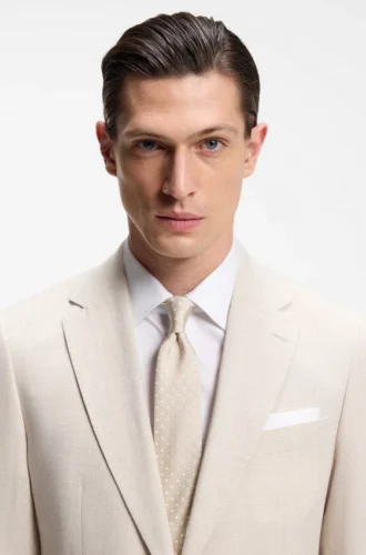Krawatte mit Jacquard-Muster aus Seidenmischung