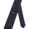 Krawatte mit Jacquard-Punkten aus Seidenmischung