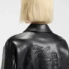 Kunstlederjacke mit geprägtem Logo Kunstlederjacke mit geprägtem Logo