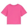 Kurzes T-Shirt für Kinder mit Kontrasttasche