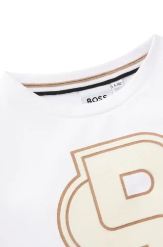 Langarmshirt aus Baumwolle für Kinder mit Double-B-Monogramm