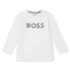 Langarmshirt aus Baumwolle für Kinder mit Logo aus Silikonpunkten