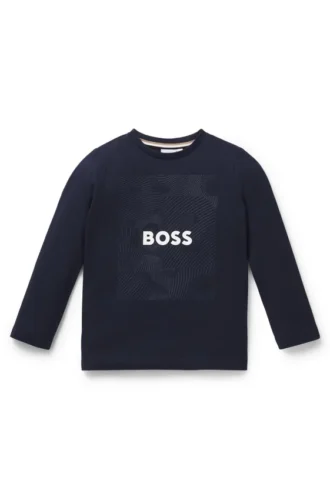 Langarmshirt für Kinder aus Baumwolle mit charakteristischem Print