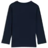 Langarmshirt für Kinder aus Baumwolle mit Kontrastlogo