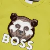 Langarmshirt für Kinder aus Baumwolle mit Logo-Motiv