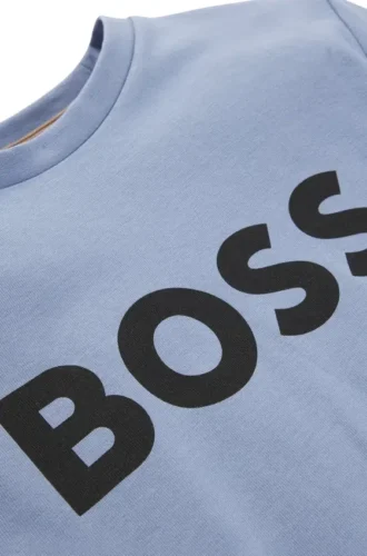 Langarmshirt für Kinder aus Baumwolle mit Logo-Print