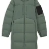 Lange Daunenjacke mit wasserabweisender Ausrüstung Lange Daunenjacke mit wasserabweisender Ausrüstung