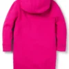 Langer Kinder-Hoodie mit Logo im College-Stil