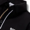 Langärmliges Kinder-Poloshirt mit gestreifter Knopfleiste