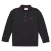 Langärmliges Kinder-Poloshirt mit Logo-Print