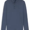 Langärmliges Poloshirt aus Interlock-Baumwolle mit Logo