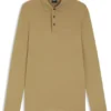 Langärmliges Poloshirt aus Interlock-Baumwolle mit Logo