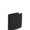 Leder-Brieftasche mit gestapeltem Logo-Besatz Leder-Brieftasche mit gestapeltem Logo-Besatz