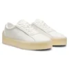 Leder-Derby-Schuhe mit Kreppgummisohle