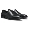 Leder-Loafer mit Double-B-Monogramm-Verzierung