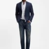 Leder-Loafer mit Double-B-Monogramm-Verzierung
