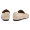 Leder-Loafer mit eckiger Zehenpartie
