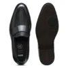 Leder-Loafer mit gewebtem Vorderblatt