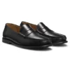 Leder-Loafer mit Penny-Einfassung