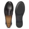 Leder-Loafer mit Penny-Einfassung
