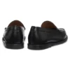 Leder-Loafer mit Penny-Einfassung