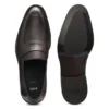 Leder-Loafer mit schlichter Penny-Verzierung