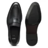 Leder-Loafer mit schlichter Penny-Verzierung