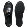 Leder-Monks mit Schnallenriemen