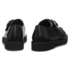 Leder-Monks mit Schnallenriemen