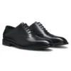 Leder-Oxford-Schuhe mit perforierten Details