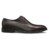 Leder-Oxford-Schuhe mit perforierten Details