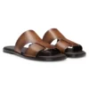 Leder-Slides, hergestellt in Italien