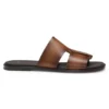 Leder-Slides, hergestellt in Italien