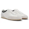 Leder-Sneaker mit Wildlederbesatz Leder-Sneaker mit Wildlederbesatz
