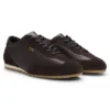 Leder-Sneaker mit Wildlederbesatz Leder-Sneaker mit Wildlederbesatz