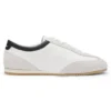 Leder-Sneaker mit Wildlederbesatz Leder-Sneaker mit Wildlederbesatz