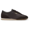 Leder-Sneaker mit Wildlederbesatz Leder-Sneaker mit Wildlederbesatz