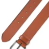 Ledergürtel mit Logo-Schnalle