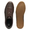 Ledersneaker mit Folienlogo