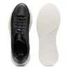 Ledersneaker mit Gummi-Außensohle